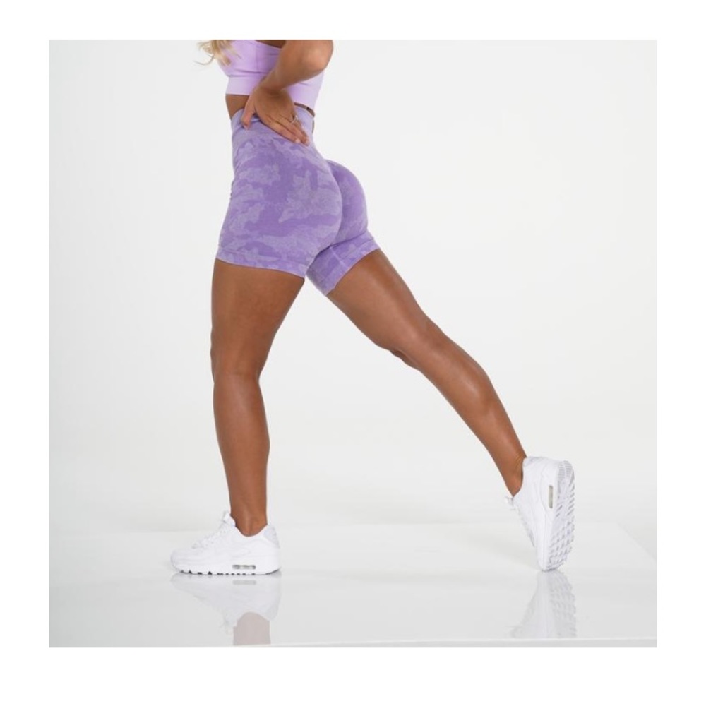 NVGTN PURPLE CAMO SHORTS